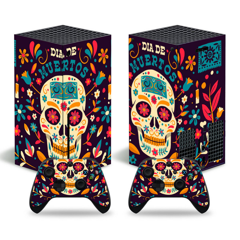 Koponya design xbox sorozathoz X Skin matrica xbox sorozathoz X pvc skin xbox sorozathoz X bakelit matrica XSX bőrhöz matrica