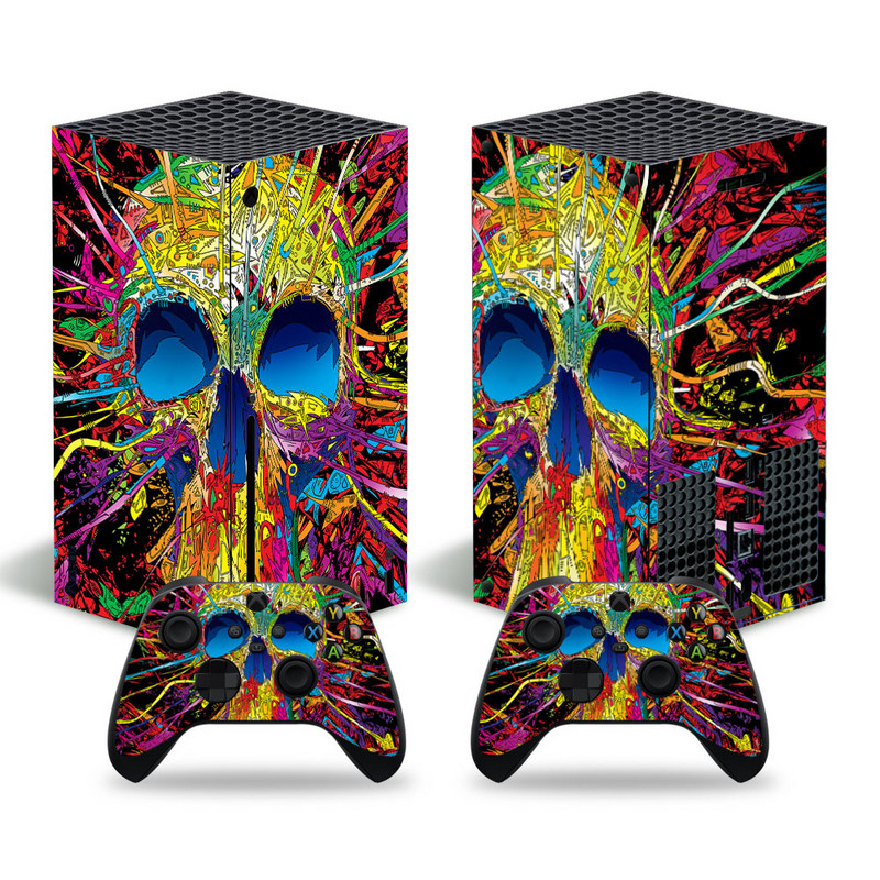 Koponya design xbox sorozathoz X Skin matrica xbox sorozathoz X pvc skin xbox sorozathoz X bakelit matrica XSX bőrhöz matrica