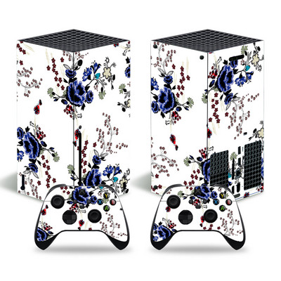 Lillekujundus xbox seeriale X Skini kleebis xbox seeriale X pvc nahad xbox seeriale X vinüülkleebis XSX nahakleebisele