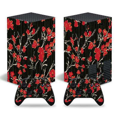 Lillekujundus xbox seeriale X Skini kleebis xbox seeriale X pvc nahad xbox seeriale X vinüülkleebis XSX nahakleebisele