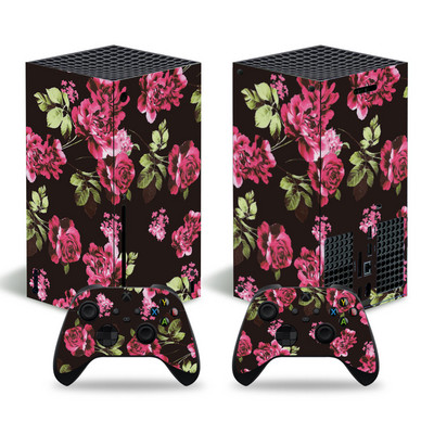 Lillekujundus xbox seeriale X Skini kleebis xbox seeriale X pvc nahad xbox seeriale X vinüülkleebis XSX nahakleebisele