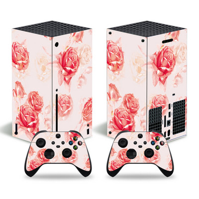 Lillekujundus xbox seeriale X Skini kleebis xbox seeriale X pvc nahad xbox seeriale X vinüülkleebis XSX nahakleebisele