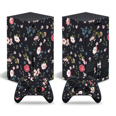 Lillekujundus xbox seeriale X Skini kleebis xbox seeriale X pvc nahad xbox seeriale X vinüülkleebis XSX nahakleebisele