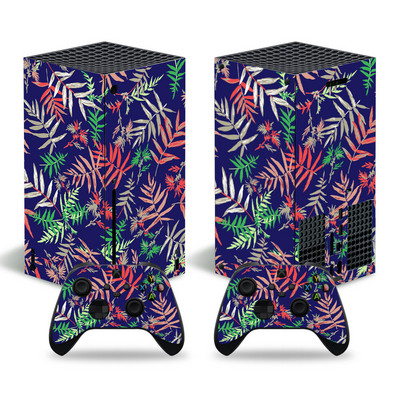 Lillekujundus xbox seeriale X Skini kleebis xbox seeriale X pvc nahad xbox seeriale X vinüülkleebis XSX nahakleebisele