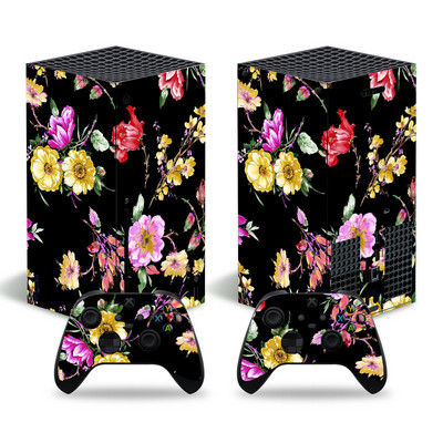 Lillekujundus xbox seeriale X Skini kleebis xbox seeriale X pvc nahad xbox seeriale X vinüülkleebis XSX nahakleebisele