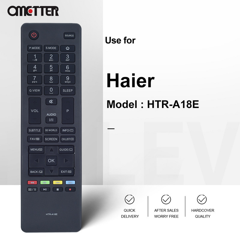 Novo Pogodno za Haier TV daljinski upravljač HTR-A18E HTR-A18H HTR-A18M HTR-A18L LE22M600CF LE24M600CF