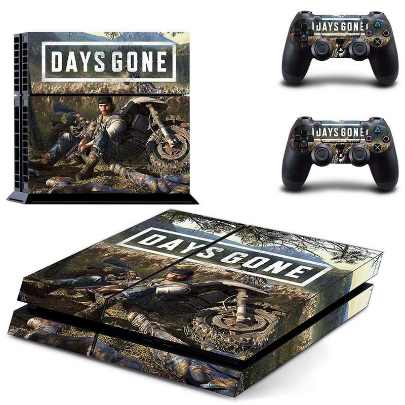 Game Days Gone PS4 Skin Sticker Decal pentru Sony PlayStation 4 Consola și 2 Controller Skin PS4 Sticker Vinyl