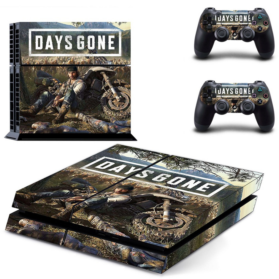 Days Gone PS4 Skin Sticker Decal For Sony PlayStation 4 Console and 2  Controllers PS4 Skin Sticker Vinyl