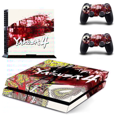Yakuza 4 PS4 skin naljepnica naljepnica za Sony PlayStation 4 konzolu i 2 maske kontrolera PS4 naljepnice vinilni dodatak