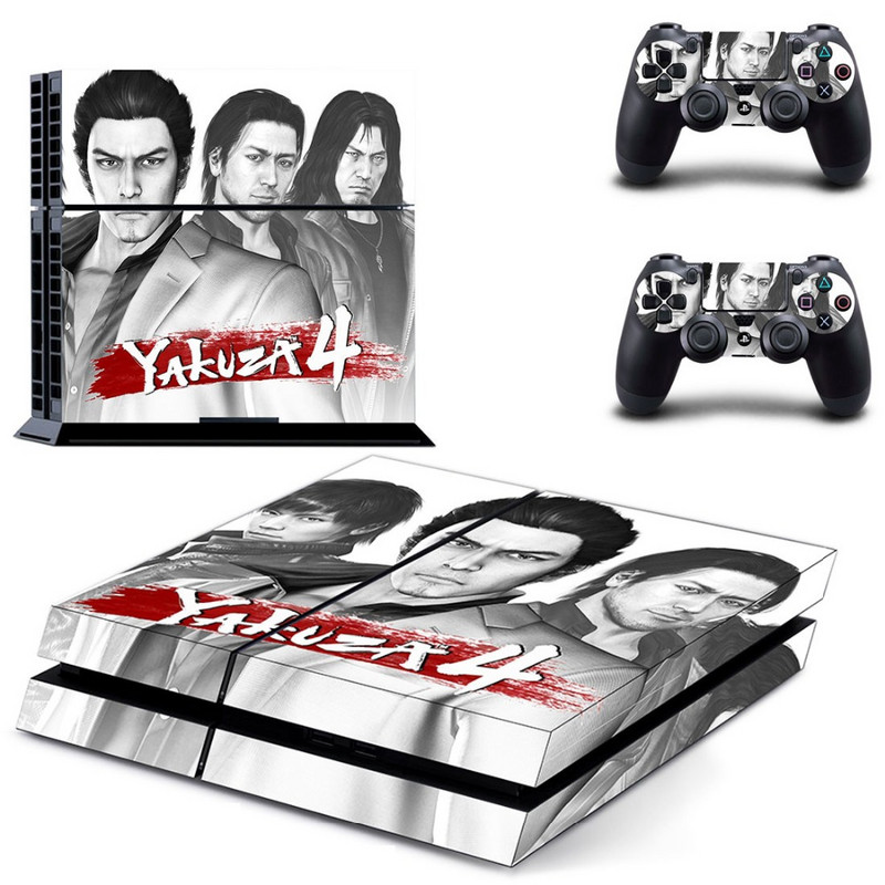 Yakuza 4 PS4 skin naljepnica naljepnica za Sony PlayStation 4 konzolu i 2 maske kontrolera PS4 naljepnice vinilni dodatak