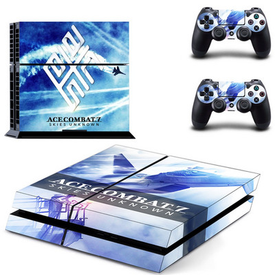 Ace Combat 7 Skies Unknown PS4 Skin matrica matrica Sony PlayStation 4 konzolhoz és 2 Controller Skin PS4 matrica vinylhez