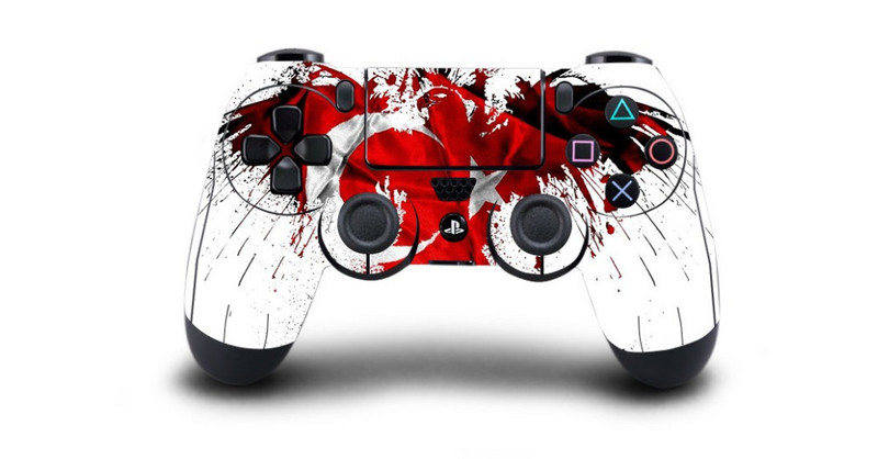 1kom Turska državna zastava PS4 Skin naljepnica Vinilna naljepnica za PS4 PlayStation 4 Dualshock 4 Controller Skin naljepnica