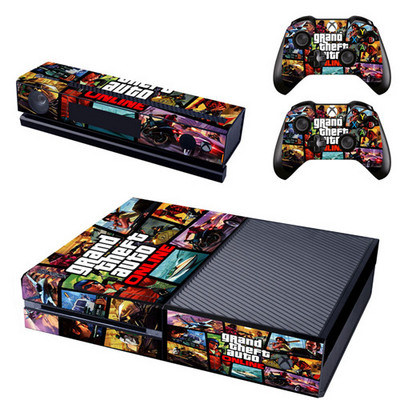 Grand Theft Auto V GTA 5 Skins naljepnica za Microsoft Xbox One konzolu i 2 kontrolera za Xbox One Skins naljepnice Vinyl