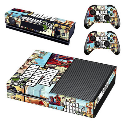 Grand Theft Auto V GTA 5 Skins naljepnica za Microsoft Xbox One konzolu i 2 kontrolera za Xbox One Skins naljepnice Vinyl