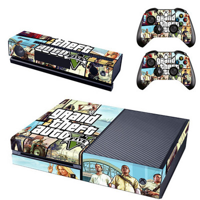 Grand Theft Auto V GTA 5 Skins naljepnica za Microsoft Xbox One konzolu i 2 kontrolera za Xbox One Skins naljepnice Vinyl