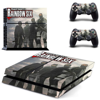 Rainbow Six Siege PS4 Skin Sticker Decal за Sony PlayStation 4 Console и 2 Controller Skin PS4 Sticker Vinyl