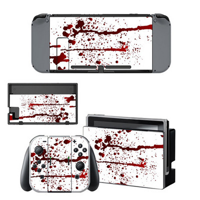 Nintend Switch Vinyl Skins Naljepnica za Nintendo Switch konzolu i Controller Skin Set - Za Red Blood