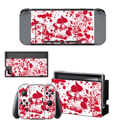 Nintend Switch Vinyl Skins Naljepnica za Nintendo Switch konzolu i Controller Skin Set - Za Red Blood