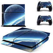 Egyedi tervezésű Planet PS4 Skin matrica matrica Sony PlayStation 4 konzolhoz és 2 Controller Skin PS4 matrica vinyl tartozékhoz