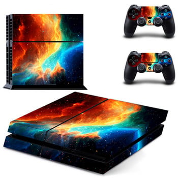 Προσαρμοσμένη σχεδίαση Planet PS4 Skin Sticker Decal για Sony PlayStation 4 Console and 2 Controller Skin PS4 Sticker Vinyl Accessory