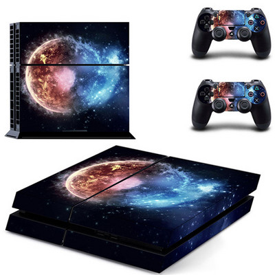 Egyedi tervezésű Planet PS4 Skin matrica matrica Sony PlayStation 4 konzolhoz és 2 Controller Skin PS4 matrica vinyl tartozékhoz
