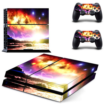 Egyedi tervezésű Planet PS4 Skin matrica matrica Sony PlayStation 4 konzolhoz és 2 Controller Skin PS4 matrica vinyl tartozékhoz