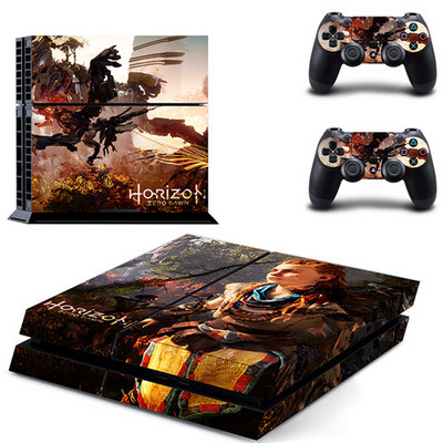Žaidimo Horizon Zero Dawn PS4 lipduko lipdukas, skirtas Sony PlayStation 4 konsolei ir 2 valdiklio odai PS4 lipduko vinilo priedui
