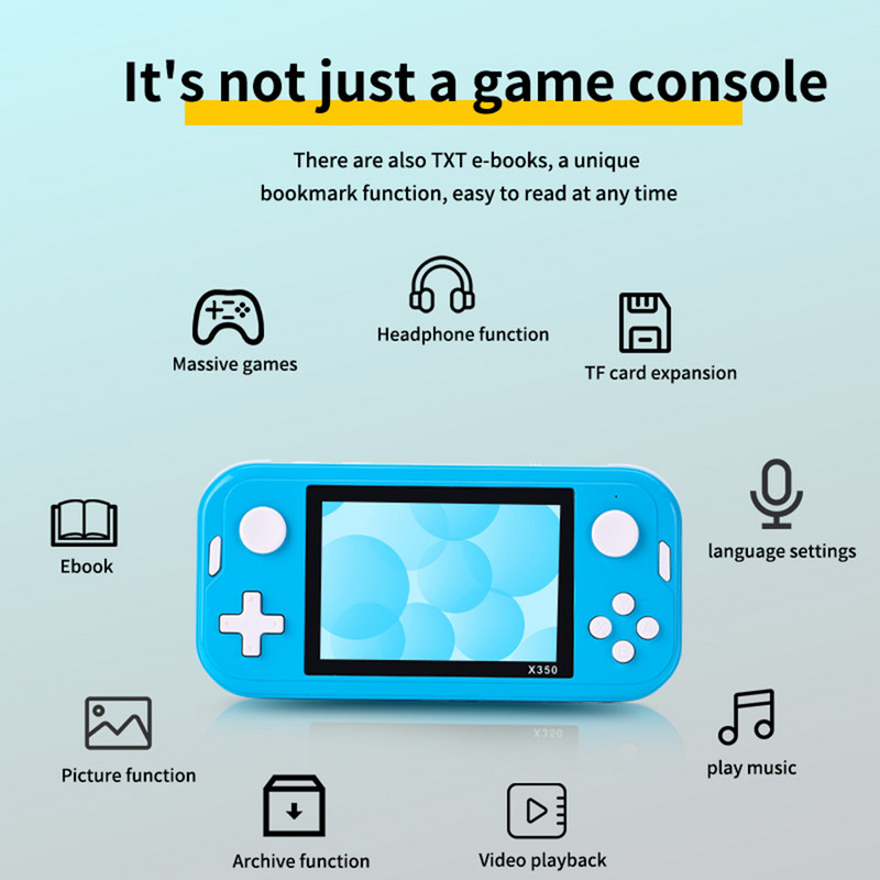 3,5 inčni IPS zaslon 6800+ igrica, ručni igrač, retro igraća video konzola