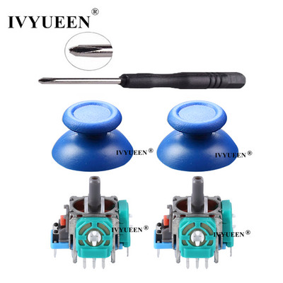 IVYUEEN 3D analoog juhtkangi anduri mooduli potentsiomeetri pöidlapulk Sony PlayStation 4 PS4 Pro õhukese kontrolleri remondiosade jaoks