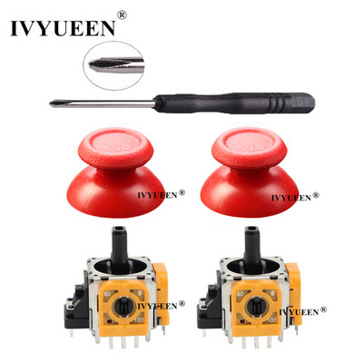 IVYUEEN 3D analoog juhtkangi anduri mooduli potentsiomeetri pöidlapulk Sony PlayStation 4 PS4 Pro õhukese kontrolleri remondiosade jaoks