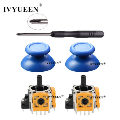 IVYUEEN 3D analoog juhtkangi anduri mooduli potentsiomeetri pöidlapulk Sony PlayStation 4 PS4 Pro õhukese kontrolleri remondiosade jaoks