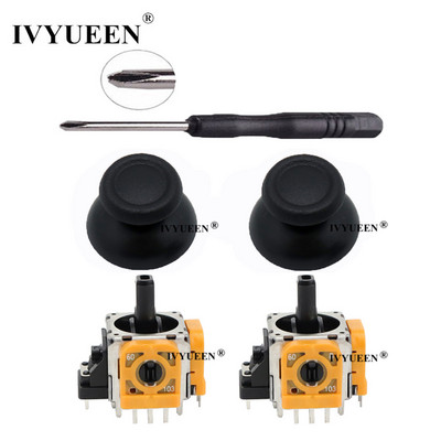 IVYUEEN 3D analoog juhtkangi anduri mooduli potentsiomeetri pöidlapulk Sony PlayStation 4 PS4 Pro õhukese kontrolleri remondiosade jaoks