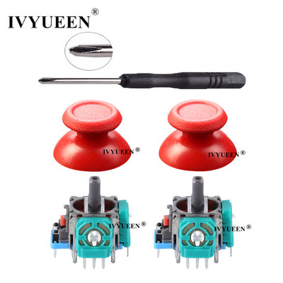 IVYUEEN 3D analoog juhtkangi anduri mooduli potentsiomeetri pöidlapulk Sony PlayStation 4 PS4 Pro õhukese kontrolleri remondiosade jaoks