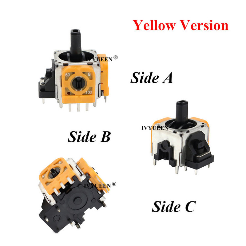 IVYUEEN 3D analoog juhtkangi anduri mooduli potentsiomeetri pöidlapulk Sony PlayStation 4 PS4 Pro õhukese kontrolleri remondiosade jaoks