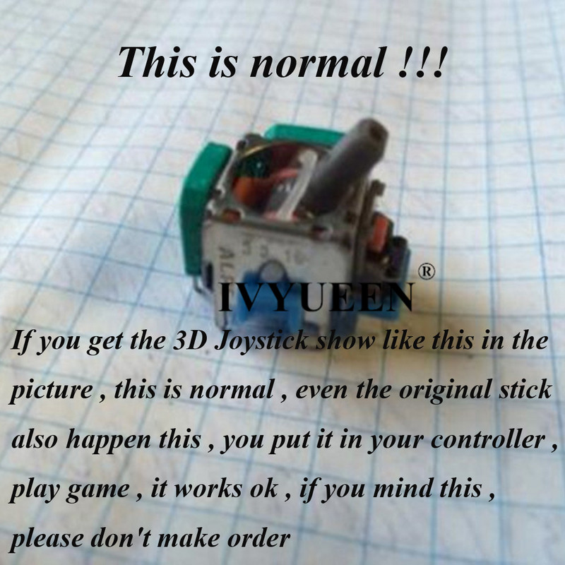 IVYUEEN 3D analoog juhtkangi anduri mooduli potentsiomeetri pöidlapulk Sony PlayStation 4 PS4 Pro õhukese kontrolleri remondiosade jaoks