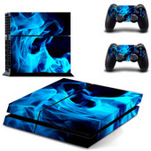 Blue Fire PS4 skin naljepnica naljepnica za Sony PlayStation 4 konzolu i 2 kontrolera skin PS4 naljepnica vinilni dodatak