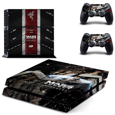 Mass Effect Andromeda PS4 Skin naljepnica za naljepnicu za Sony PlayStation 4 konzolu i 2 kontrolera Skin PS4 naljepnica Vinil dodatak