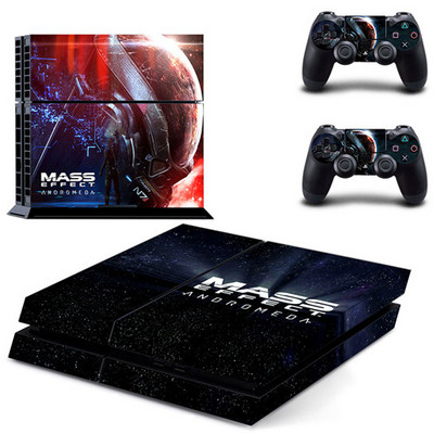 Mass Effect Andromeda PS4 Skin naljepnica za naljepnicu za Sony PlayStation 4 konzolu i 2 kontrolera Skin PS4 naljepnica Vinil dodatak