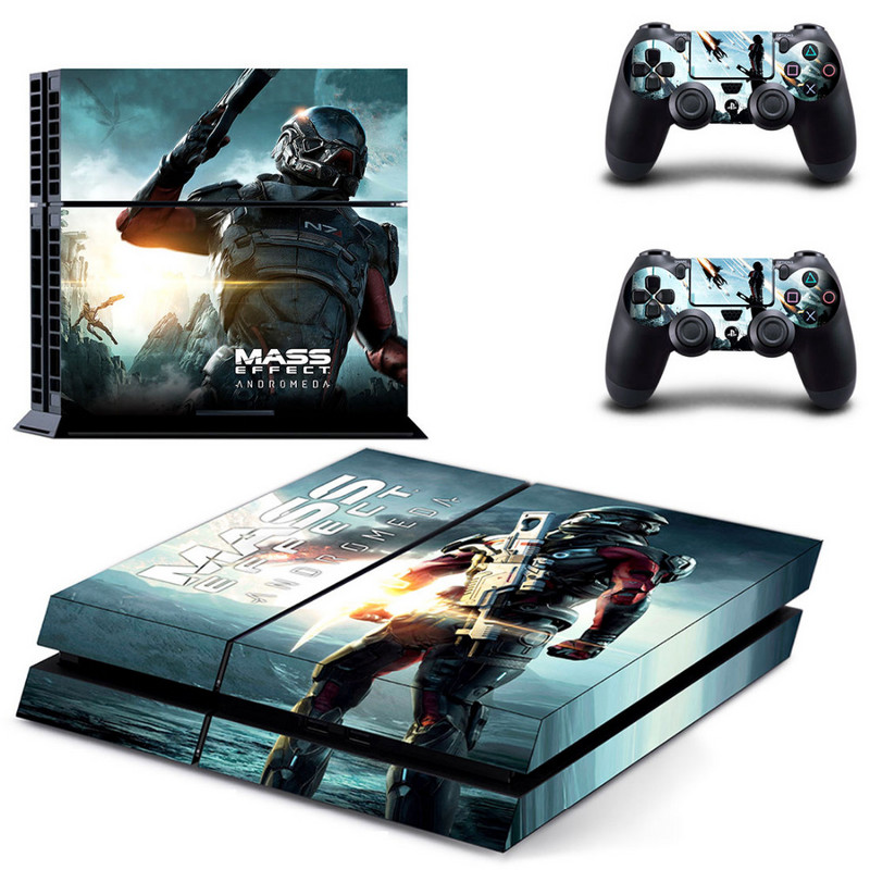 Mass Effect Andromeda PS4 Skin naljepnica za naljepnicu za Sony PlayStation 4 konzolu i 2 kontrolera Skin PS4 naljepnica Vinil dodatak