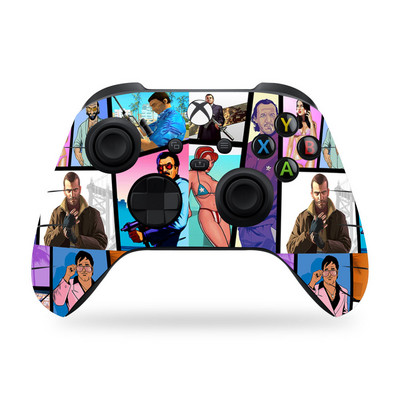 2 ks/sada pre Xbox Seires X Series S Controller Skin Vinyl nálepka na ovládač Controller Skin Protišmykový ochranný kryt nálepka