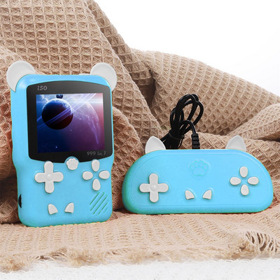 Dospelá mini vrecková hra pre dvoch pre deti, konzola s batériou 1020 mAh, nabíjateľná retro TV a podpora hier 999 v 1