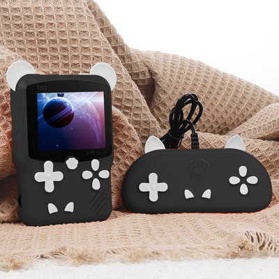 Dospelá mini vrecková hra pre dvoch pre deti, konzola s batériou 1020 mAh, nabíjateľná retro TV a podpora hier 999 v 1