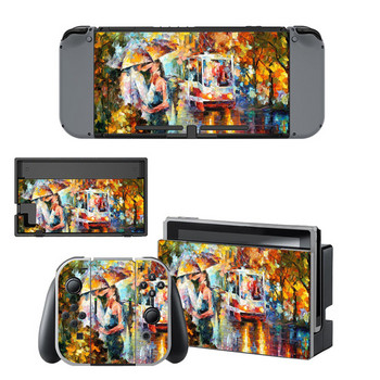 Van Gogh Famous Oil painting Style Vinyl Decal Skin Sticker for Nintend Switch NS NX Console & Joy-con Game Accessories