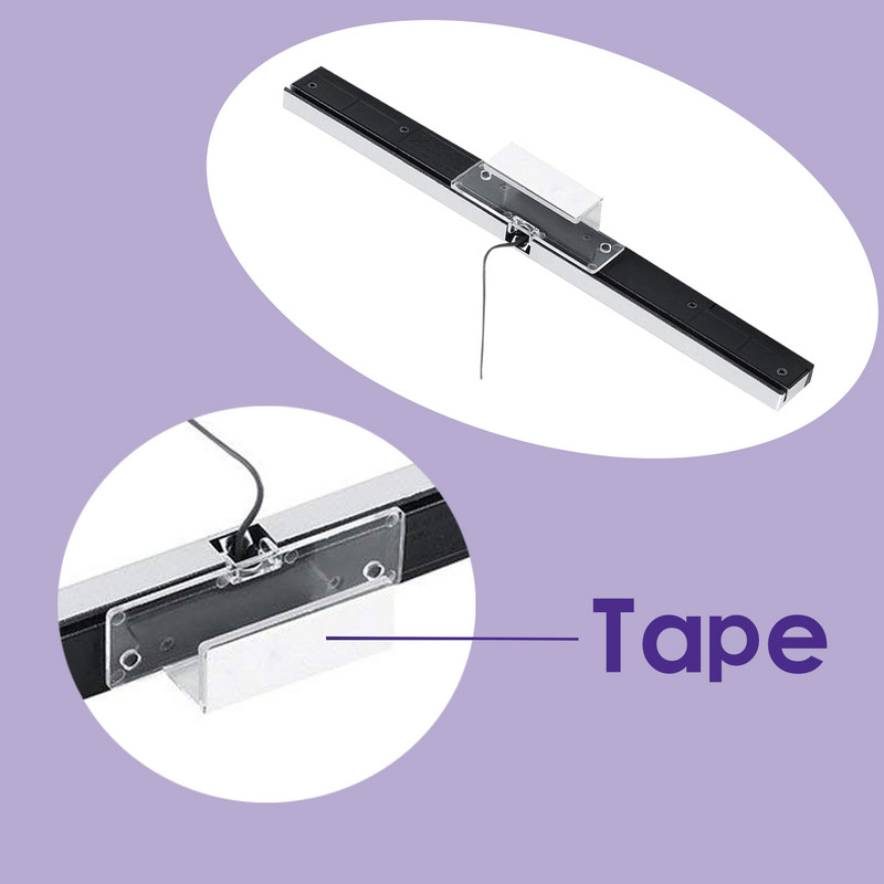 Wii érzékelő rúd, csere vezetékes infravörös érzékelő rúd Nintendo Wii és Wii U konzolhoz