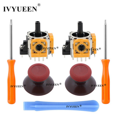 IVYUEEN 2 PCS 3D analoginiai vairasvirtės lazdelės jutiklio modulio potenciometrai ir „ThumbStick“ rankenos, skirtos „Microsoft XBox One SX“ valdikliui