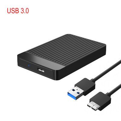 2,5 collu ārējais HD korpuss 2,5 HDD korpuss SSD ārējā cietā diska kastes korpuss 6 Gb/s 6 TB SATA uz USB 3.0 cietā diska korpusa adapterim