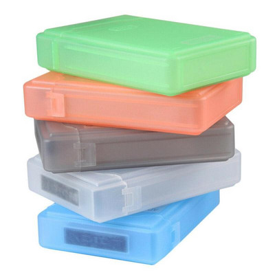 For 3.5 Inch Hard Drive Box Caddy Cover External Hard Drive Disk Storage Box For SATA HDD IDE Enclosure Multi Color