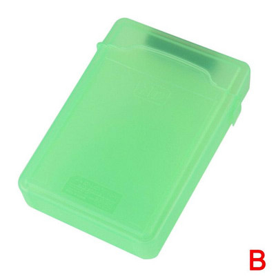 Paredzēts 3,5 collu cietā diska kārbai Caddy Cover Ārējā cietā diska diska uzglabāšanas kaste SATA HDD IDE korpusam daudzkrāsu