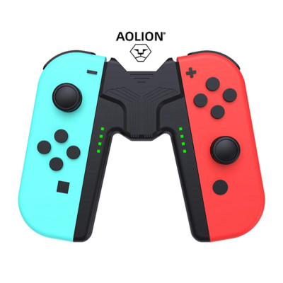 Aolion mini uzlādes dokstacijas rokturis ar C tipa pieslēgvietu USB C Nintendo Nintend Switch Joy Con Joycon lādētāja kontrolierim