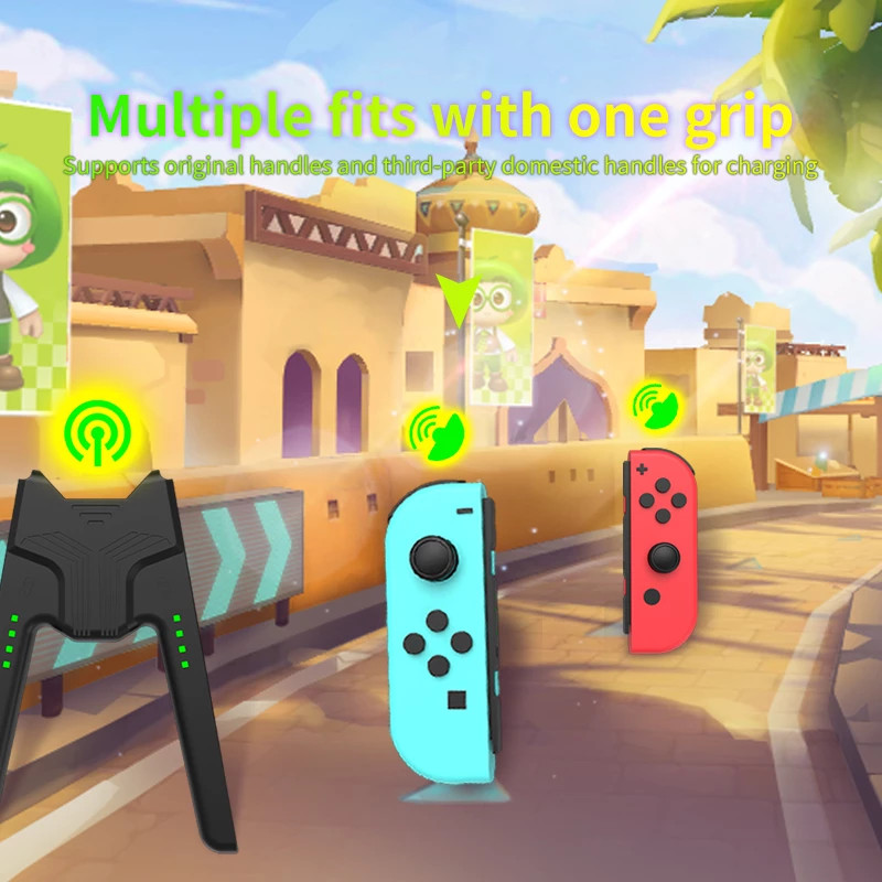 Aolion mini mâner de andocare de încărcare cu port tip C USB C pentru controler de încărcare Joy Con Nintendo Nintendo Switch Joy Con